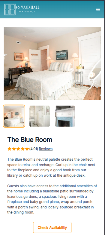 48 Vauxhall website mobile view