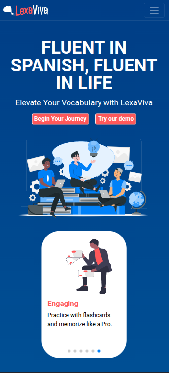 LexaViva mobile view